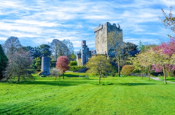 Irland, County Cork - Blarney Castle i sin smukke have