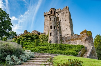 Irland, County Cork - den imponerende middelalderfæstning Blarney Castle