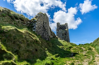 Irland, County Cork - ruinerne af borgen ved Old Head
