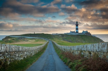 Irland, County Cork - vejen op til fyrtårnet Old Head