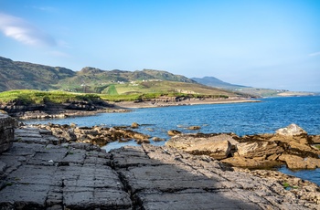 Irland, County Donegal - det barske landskab på halvøen Muckross Head
