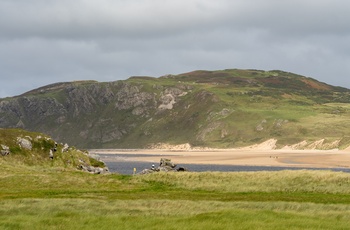 Irland, County Donegal - det kuperede landskab bag Five Finger Beach