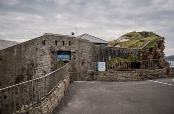 Irland, County Donegal - indgangen til Fort Dunree