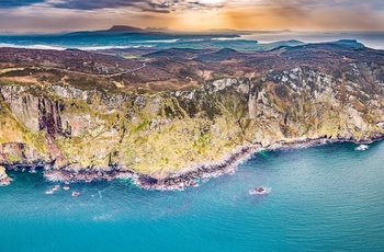 Irland, County Donegal - panorama vue over Horn Head