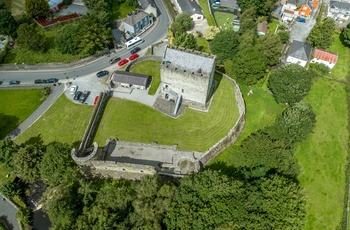 Irland, County Galway - luftfoto af Athenry Castle