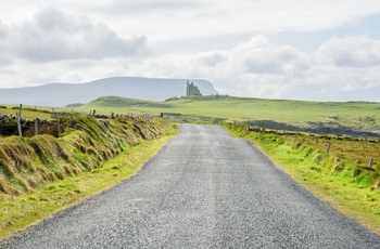 Irland, County Sligo - ude på det grønne Irland ligger Classiebawn Castle 