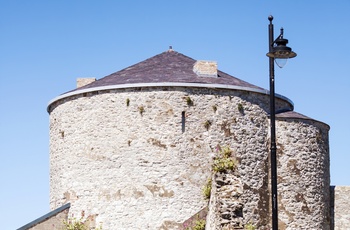 Irland, County Waterford - tårnet ved Dungarvan Castle