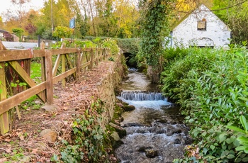 Irland, County Wicklow - Avoca Mill placeret tæt på tilløbet til River Avoca