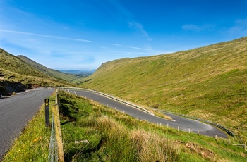 Irland, Donegal - Glengesh Pass er en del af den irske Wild Atlantic Way mellem Ardara og Glencolumbkille