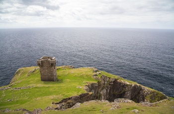 Irland, Donegal, Wild Atlantic Way - signaltårnet på klipperne ved Sliabh Liag 