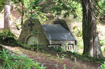 Irland, Kylemore Abbey - mausoleet til Margret Henry