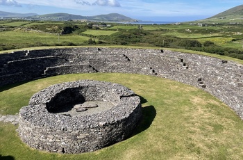 Irland, Ring of Kerry - det indre område af Cahergal Stone Fort