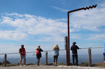 Irland, Ring of Kerry, Kerry Cliffs - udsigt fra toppen af klipperne