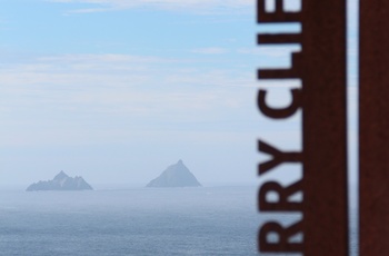 Irland, Ring of Kerry, Kerry Cliffs - udsigtmod Skellig Islands