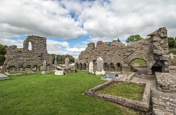 Ruinerne af Donegal Abbey, Irland