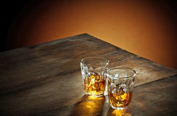 2 whiskeyglas, Skotland, Irland