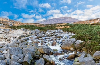 Wicklow bjergene på en sommerdag, Irland