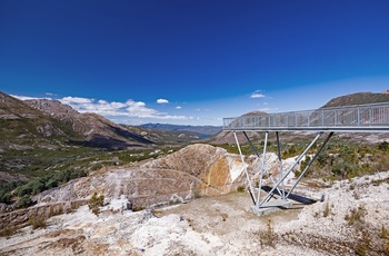 Iron Blow Lookout nær Queenstown - Tasmanien
