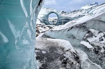 Isbuen set fra Katla isgrotte - Island