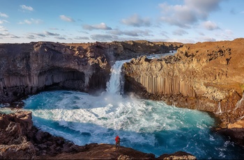 Aldeyjarfoss vandfaldet i Island