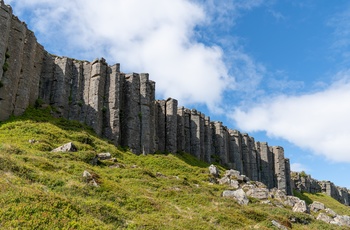Gerðubergs basaltklipper i det vestlige Island