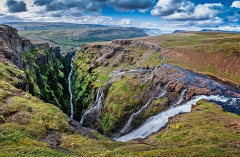 Vandfaldet Glymur, Island