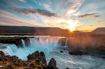 Vandfaldet Godafoss, Akureyri, Island