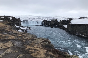 Vandfaldet Godafoss, Akureyri, Island