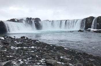 Vandfaldet Godafoss, Akureyri, Island