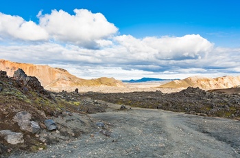 Bjerge og rå natur - Landmannalaugar i Island