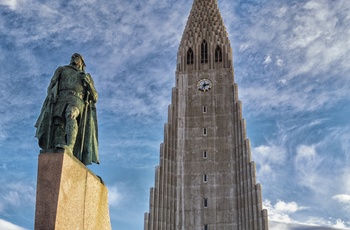 Hallgrimskirken i Reykjavik, Island