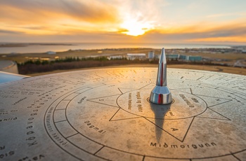 Solord på Perlen i Reykjavik, Island