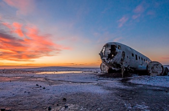 DC-3 flyvraget ved Sólheimasandur, Island 