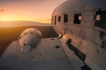 DC-3 flyvraget på Sólheimasandur strand, Island