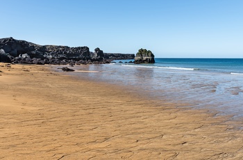 Skardsvík stranden på Snæfellsnes halvøen, Island