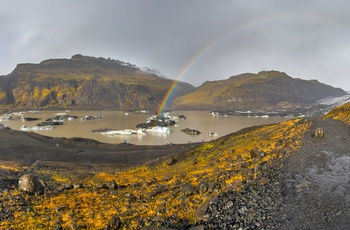 Solheimajokul gletsjer, Island