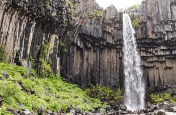 Vandfaldet Svatifoss i Island