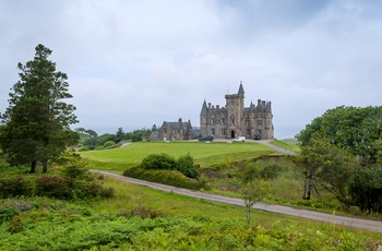 Glengorm Castle på øen Isle of Mull - Skotland