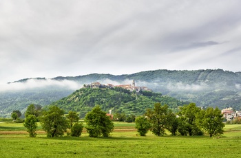 Trøffelbyen Buzet i Istrien, Kroatien