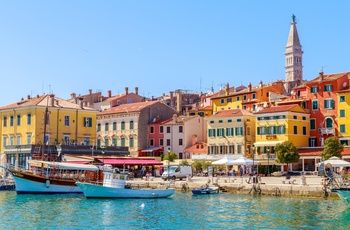 Kystbyen Rovinj i Istrien, Kroatien