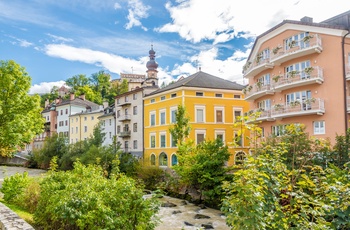 Brunico centrum, Sydtyrol i Italien