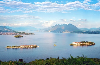 De Borromeiske øer i Lago Maggiore i Norditalien