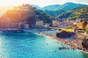 Monterosso i Cinque Terre i Ligurien, Italien