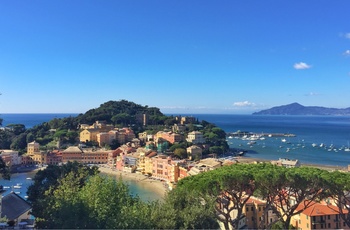 Sestri Levante i Ligurien, Italien