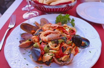 Seafood - ret i Italien