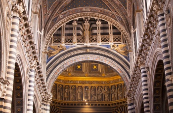 Udsmykning i domkirken i Siena, Toscana