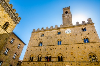 Paladset Palazzo dei Priori i Volterra, Toscana, Italien