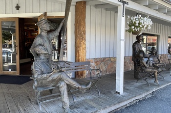 Statuer i Jackson Hole - Wyoming