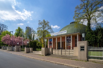 Zeiss Planetarium i byen Jena - Tyskland