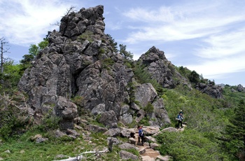 På vandring i Jirisan National Park - Sydkorea